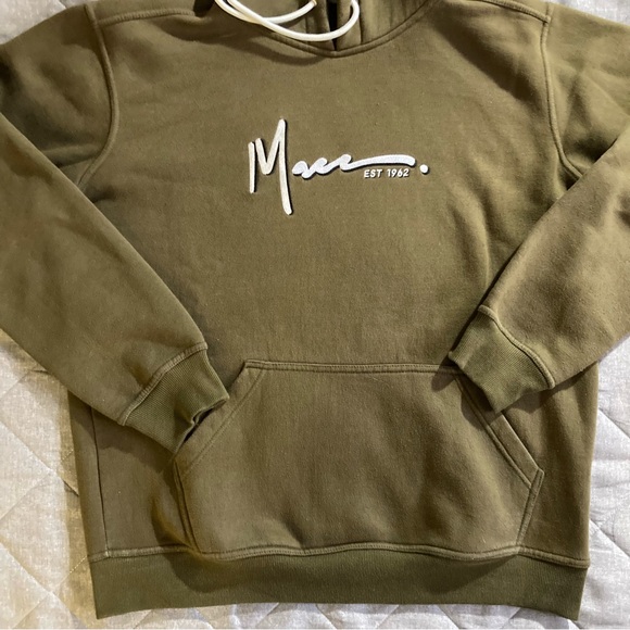 Macc Hoodie Mens Large Brown Pullover - Picture 3 of 10